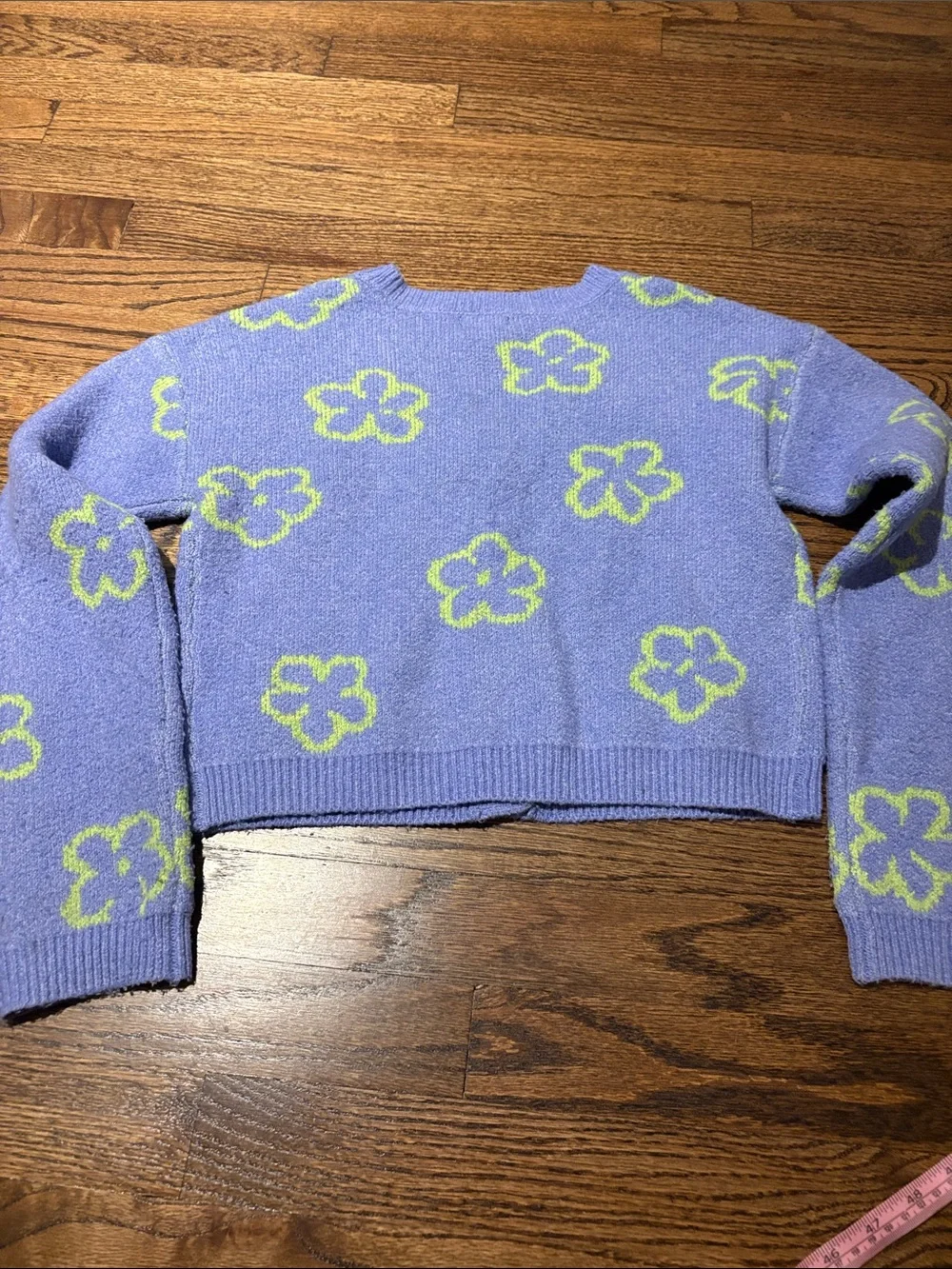 Art Class girls flower cardigan